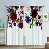 Yiran Furniture Moderna minimalistiska vindblommiga gardiner, Gröna bladgardiner, Lätt lyxig stil, Hem Vardagsrum, Sovrum, Balkongdekor, 3D W50X130H(CM)X2PCS&Rod pocket