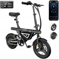 IScooter Stads elcykel EB1S kraftfull 250W 25 km/h 36V10Ah 45 KM Vuxen elcykel, e-bike, elektrisk
