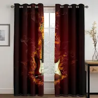 Yiran Furniture 3D Digitaltryck Bollspel Sportstil Solskyddsgardin Pojksovrum Balkong Vardagsrum Heminredning Gardin 100W130H(CM)40x51in&Grommet Top