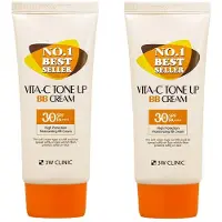3w Clinic Vita-C Tone Up BB-kräm 50 ml (3 alternativ) #BB Cream 50ml x 2pcs