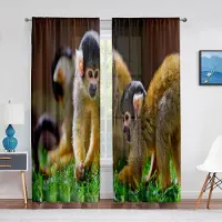 Household supplies MH Röd Panda Skir Voilegardin för Vardagsrum Sovrum Kök el Dekor Söt Djur Chiffongbehandling Fönster Tyllgardiner 1 PCS W100XH250cm&Grommet Top