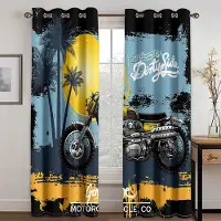 Household supplies MH 3D Dekorativa Gardiner Bil Husdjur Hund Snöflinga Vit Röd Gardiner Vardagsrum Sovrum Balkong Fönster Dekorativa Gardiner 2 Paneler 50W130H(CM)X2PCS&Hook