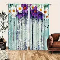 Household supplies MH 2 st Rustika Ladugårdsdörrsgardiner Halvmörkläggande Fönsterbehandling Solros Trädörrsdraperier För Sovrum Vardagsrum Kök 100W130H(CM)40x51in&Grommet Top