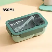 Household supplies MH 850ml/1100ml Bärbar Matlåda Mikrovågsugn Bento-lådor med Bestick för Barn Skola Kontor Läckagesäker Matförvaringsbehållare