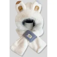 Household supplies MH Söt Öronskydd Halsduk Mössa Vindtät Kaninöron Plysch Halsduk Hatt Plysch Varm Mössa Höst Vinter