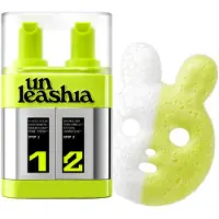 Unleashia Tvåstegs Nattmask med Bubblor för Noll Porer 80ml yellow