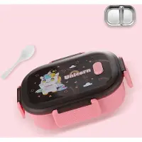 Household supplies MH 1 st 900 ml Bento-matlåda i rostfritt stål Barn Skola Picknick Bärbar Förseglad Söt Matbehållare Lunchlåda Lunch- och Middagslåda