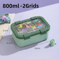 Household supplies MH 304 Rostfritt Stål Tecknad Matlåda Skolkontorsarbetare Förseglad Bentobox Flickors Lätt Mat Viktminskning Matlåda Fack