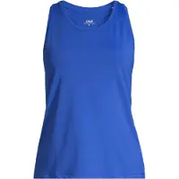 Casall Women's Essential Racerback Tank Digital Blue