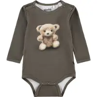Molo Body l/ä - Foss - Fält Bear - - 1½ år (86) - Body L/Ä