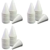 Typecat 300 St Papperstrattar för Motorolja, 6oz Engångstrattar för Motorolja, för Dispensrar, Kökspåfyllningsflaskor.