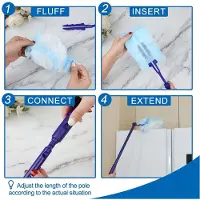Torribaly 160 Delar Duster Refills , Disponibel Duster Refills Kompatibel för Duster