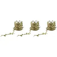 ISTOVO 3X Artificial Leaves Garland - 20M - Rustic Foliage Liana Garden Artificial Foliage Decorations for Garden or Wedding