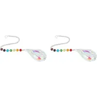 Exogio 2X Sun Catcher Feng Shui Crystals Window Large Ab Drop Prism Home Decoration