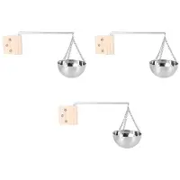 ISTOVO 3X Sauna Aroma Bowl Cup Essential Oil Bowl Sauna Room Accessories Aromatherapy Essential Oil Bowl Dry Steam Room