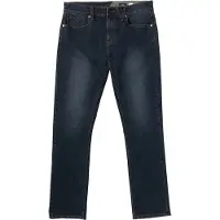 Volcom - Byxor - Vorta Denim New Vintage Blue för Unisex - Storlek 36 US - Marinblå
