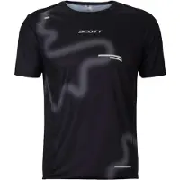 SCOTT - Trail running kläder - RC Run SS Tee M Black/Spray Grey för UnisexTrä - Storlek XL - Grå