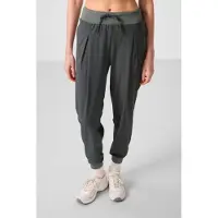 Tommy Life Mellanmidja Tunna Jersey Joggerbyxor med Ficka