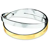 Calvin Klein Two Tone Elliptical Bangle Bracelet