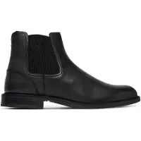 Tommy Hilfiger Leather Rubberised Flag Chelsea Boots