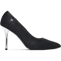 Karl Lagerfeld Pumps ' Sarabande Mesh-Pumps mit Edelsteinen ' svart