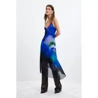 Desigual Nattlinne 'M C Lacroix' blåmelerad