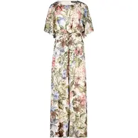 Vera Mont Jumpsuit kräm / himmelsblå / oliv / pitaya