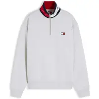Tommy Hilfiger Tommy Jeans Tommy Badge Relaxed Quarter Zip Sweatshirt