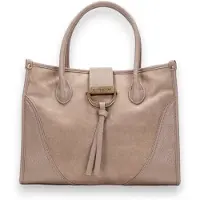Hispanitas för kvinnor. BI265022 Totebag i mocka, taupe (OSFA), Casual, Före