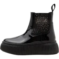 Karl Lagerfeld Chelsea boots svart / silver