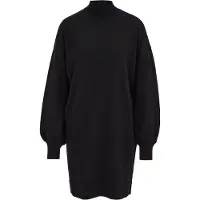 We fashion Stickad klänning svart