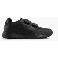 Geox J Rann-e Boy Unisex Barn Skor med Klemmesnabbspännen Svart