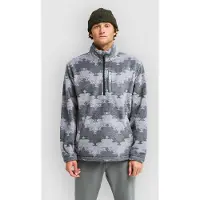 Billabong Boundary Mock Neck Half-Zip Fleecetröja pewter, L