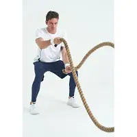 Tommy Life Herrers Skinniga Stickade Aktiva Byxor