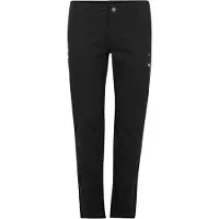 Puma Kvinnor/Damer vävda joggingbyxor (Svart)