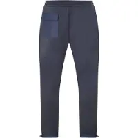BOSS Joggingbyxor för män, P Lamont Fleece, normal passform (Mörkblå)