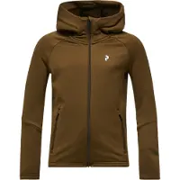 Peak Performance Junior's Rider Essentials Zip Jacket Meadow Moss/Meadow Moss