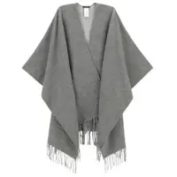 GUESS för kvinnor. AW5660POL03 Poncho Grå melerad (OSFA), Casual, Polyester