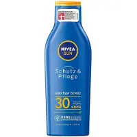 Nivea Solskydd Solskydd SunSkyddande och vårdande solmjölk solskyddsfaktor 10 Solskyddsfaktor 30