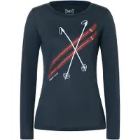 Super.natural Kryssede Ski T-shirt Med Lång ärm