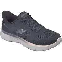 SKECHERS GO WALK Flex Azriel Textil Kvinnors Kolgrå Textil/Trim Sneakers