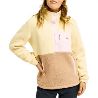 Roxy - Fleece dam - Alabama Cafe Au lait för Unisex - Storlek M - Beige