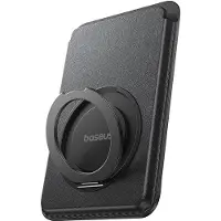 Baseus MagPro 3 magnetisk plånbok med stativ, kompatibel med MagSafe – svart