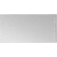 vidaXL LED Badrumsspegel Transparent 100 x 50 cm härdat glas