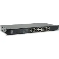 LevelOne GEP-2421W150 - Switch - 24 x 10/100/1000 (PoE) - rackmonterbar - PoE+ (150 W)
