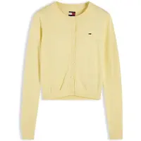 Tommy Hilfiger Tommy Jeans Flag Embroidery Slim Crew Neck Cardigan
