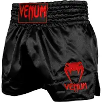Venum Classic Muay Thai Shorts Svart/Röd