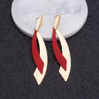 YIRAN Jewelry Trendiga oregelbundna geometriska hängande örhängen för kvinnor Europeiska statement-hängörhängen Vintage gyllene smycken Hängen Accessoarer