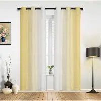 Household supplies MH Rosa Vita Gradientgardiner för Sovrum Vardagsrum Draperier Kök Barnrum Fönstergardin Modern Heminredning 135W x 60H(cm) x1