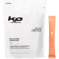 BeautyGlam k2o från Sprinter, Avancerad Hudfuktningsmix, Persika, Förpackning med 20 Portionspåsar, 7,6 g Varje